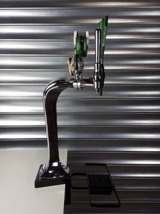 Thumbnail image of Chrome 3 Tap Draught Beer/Cider Pump Bar Heineken, Longhorn, Birra Moretti