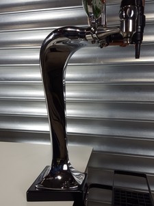 Thumbnail image of Chrome 3 Tap Draught Beer/Cider Pump Bar Heineken, Longhorn, Birra Moretti