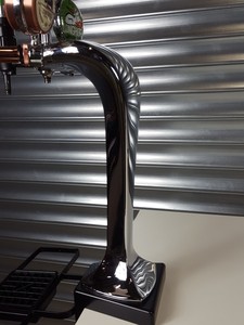 Thumbnail image of Chrome 3 Tap Draught Beer/Cider Pump Bar Heineken, Longhorn, Birra Moretti