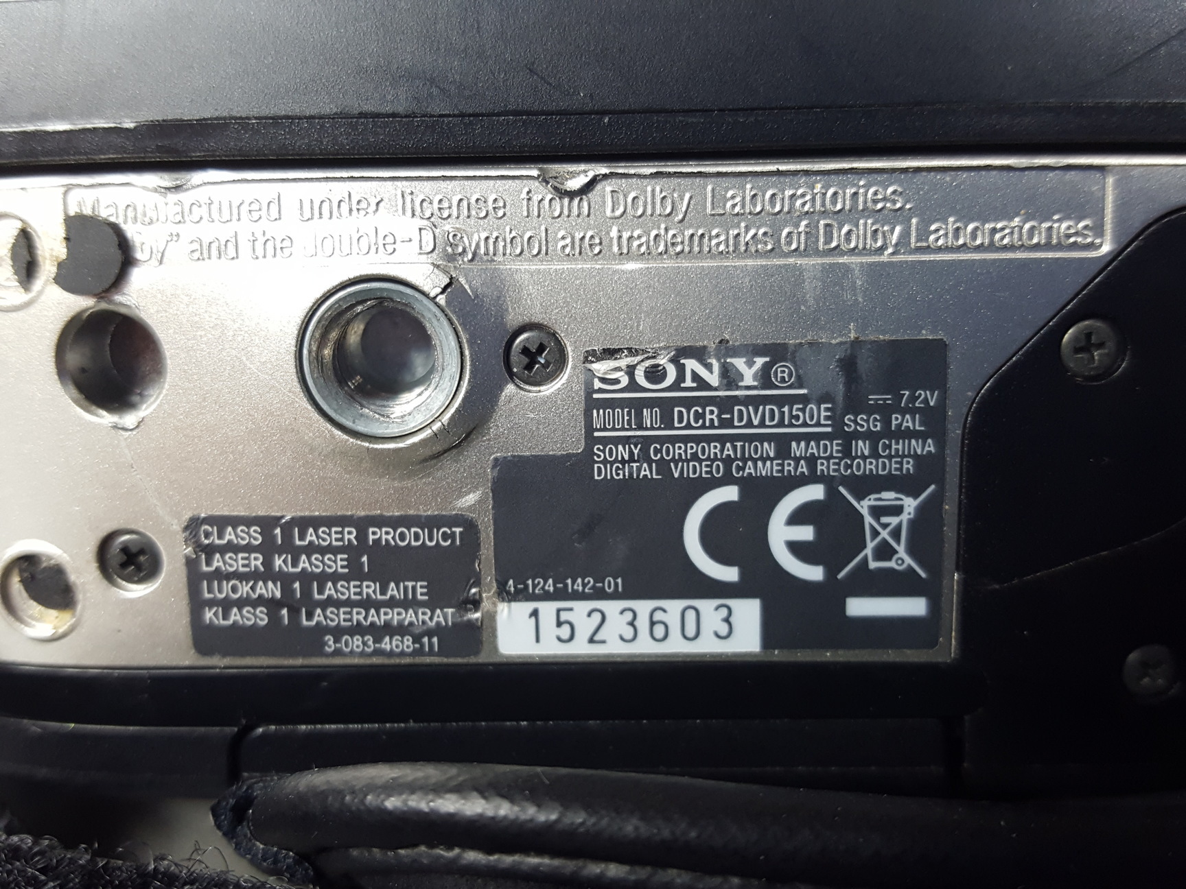 Image of 2x Sony DCR-DVD150 Wide LCD Hybrid HandyCam Camcorders DCR-DVD150E