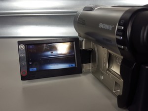 Thumbnail image of 2x Sony DCR-DVD150 Wide LCD Hybrid HandyCam Camcorders DCR-DVD150E  