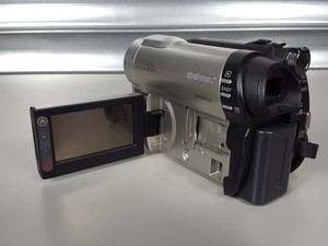Thumbnail image of 2x Sony DCR-DVD150 Wide LCD Hybrid HandyCam Camcorders DCR-DVD150E  