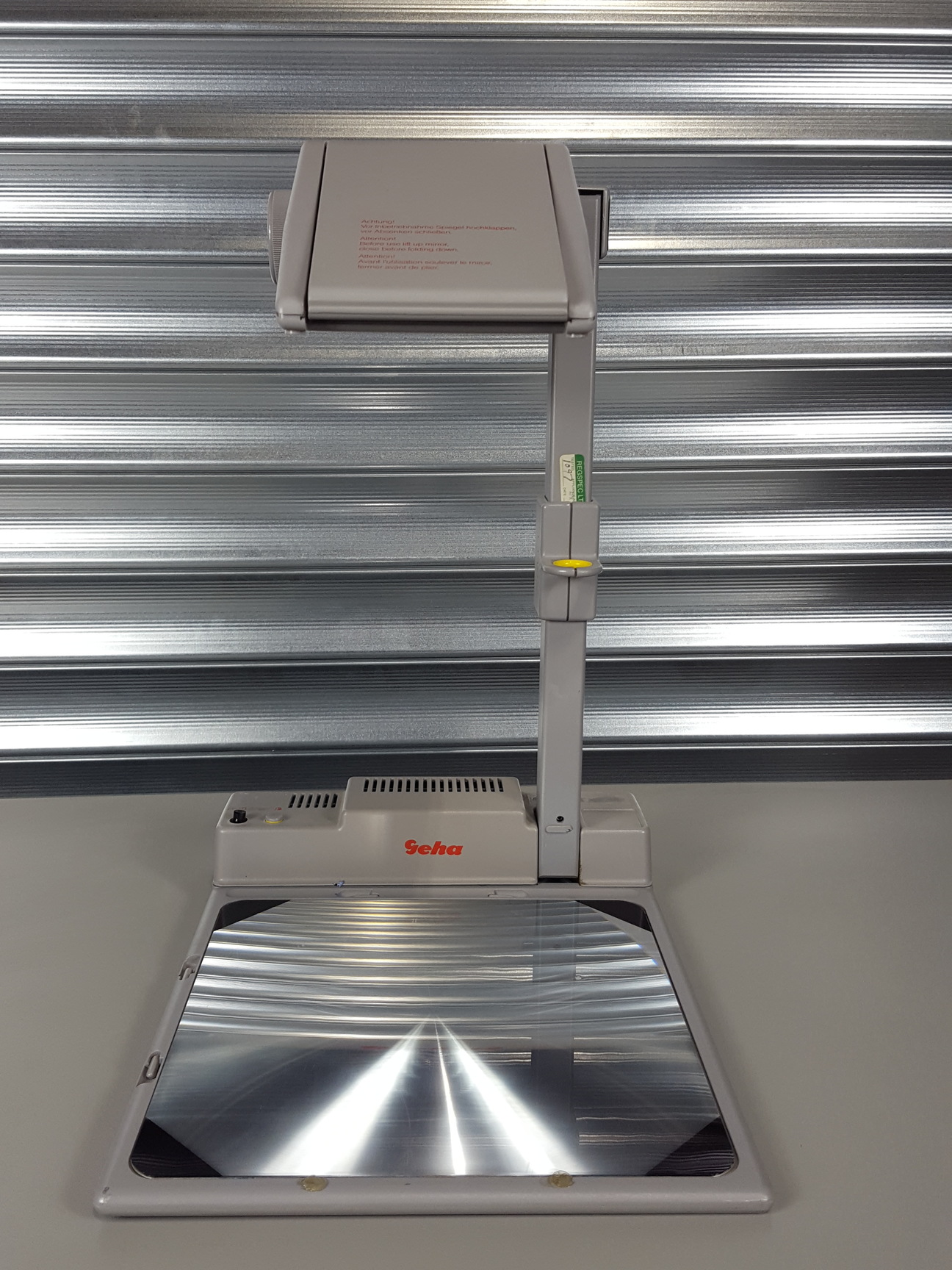 Image of Geha Top Vision Portable E Overhead Projector Acetate OHP