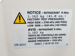 Thumbnail image of Beckman Coulter Avanti J-20 XP Ultracentrifuge - Spares / Repairs Lab