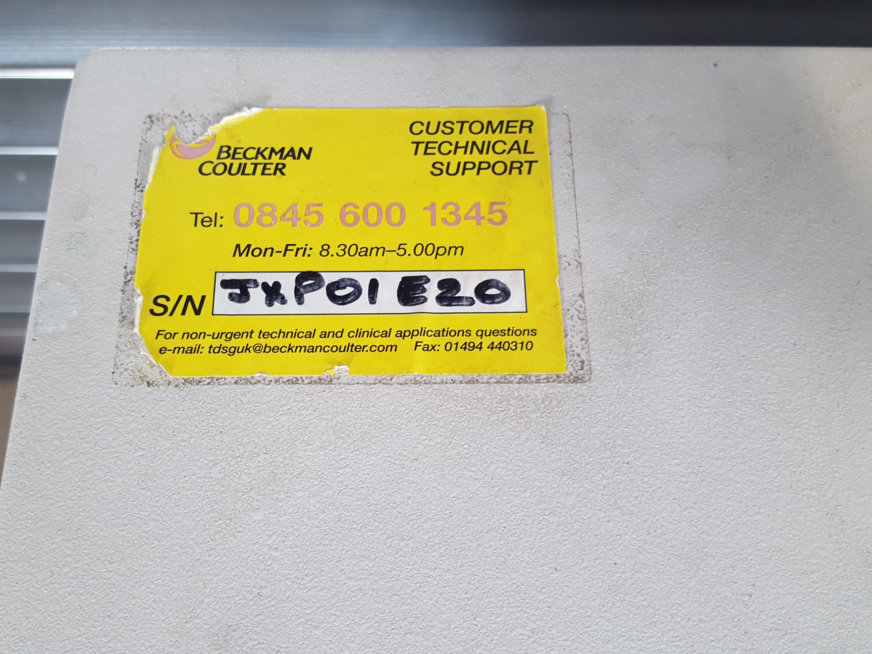 Image of Beckman Coulter Avanti J-20 XP Ultracentrifuge - Spares / Repairs Lab