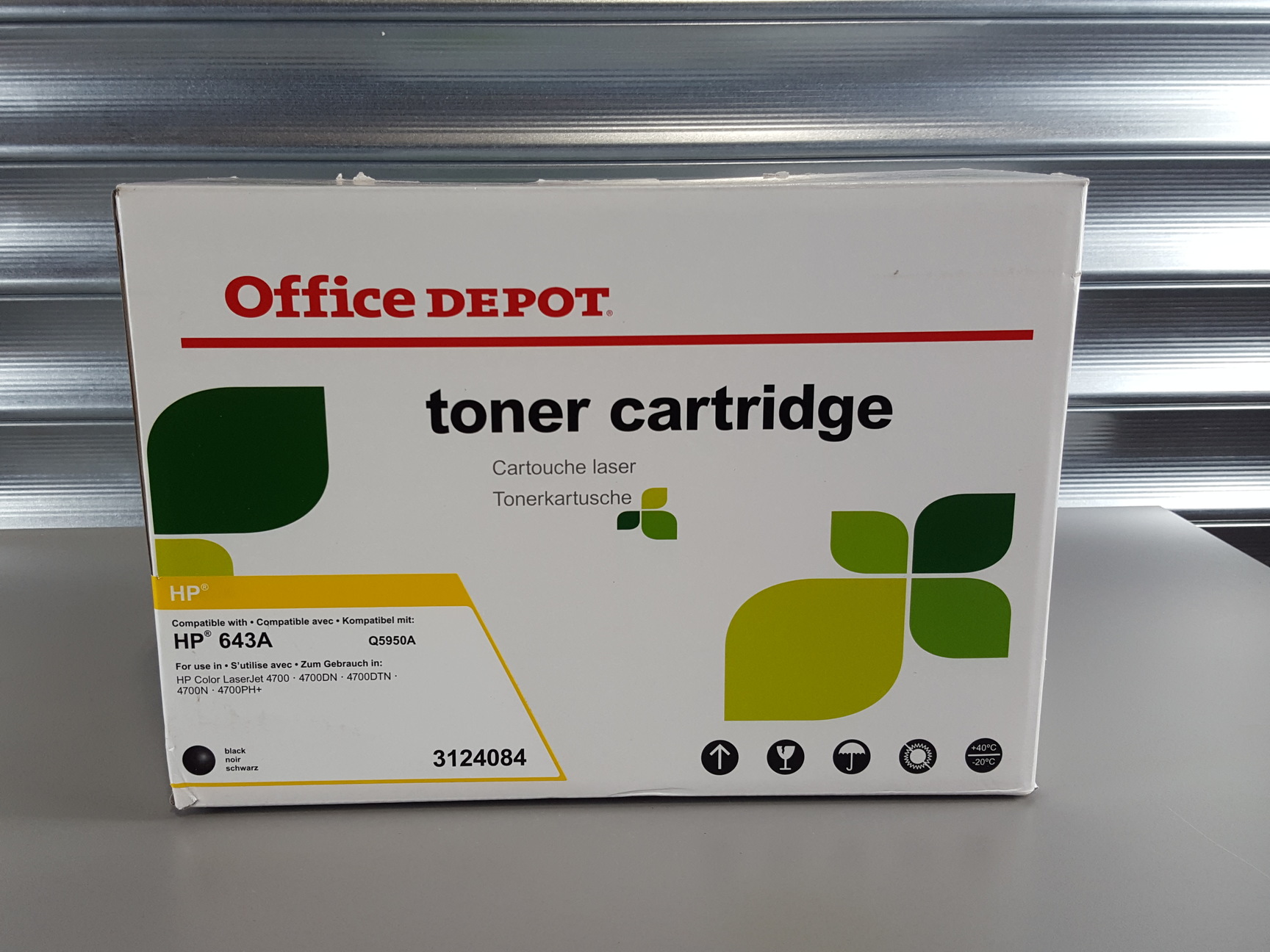 Image of Office Depot HP643A Black Printer Toner Cartridge 