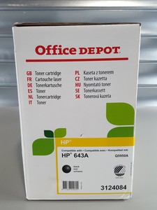 Thumbnail image of Office Depot HP643A Black Printer Toner Cartridge 