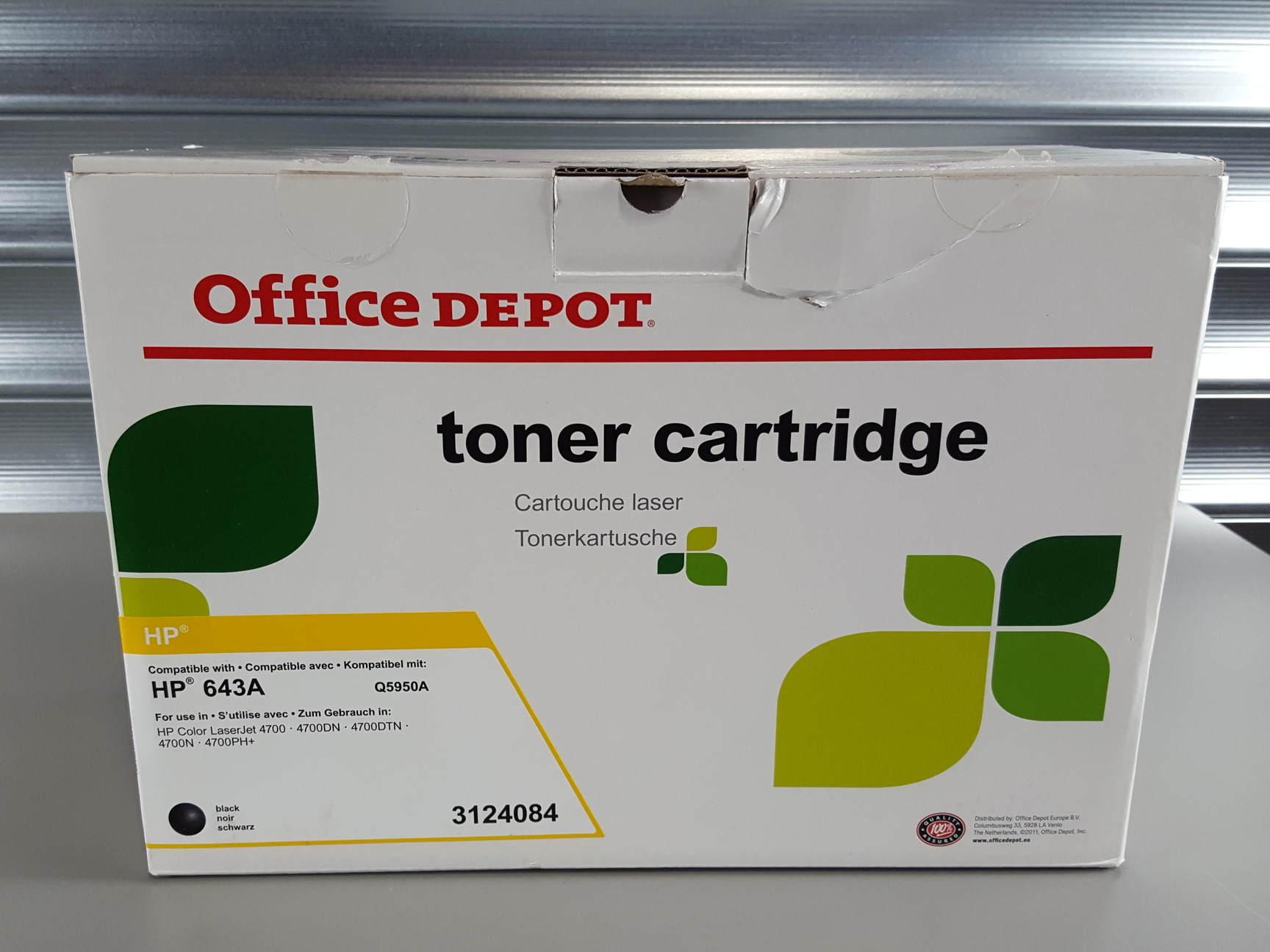 Image of Office Depot HP643A Black Printer Toner Cartridge 