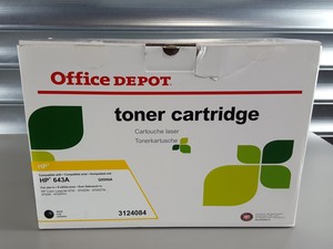 Thumbnail image of Office Depot HP643A Black Printer Toner Cartridge 