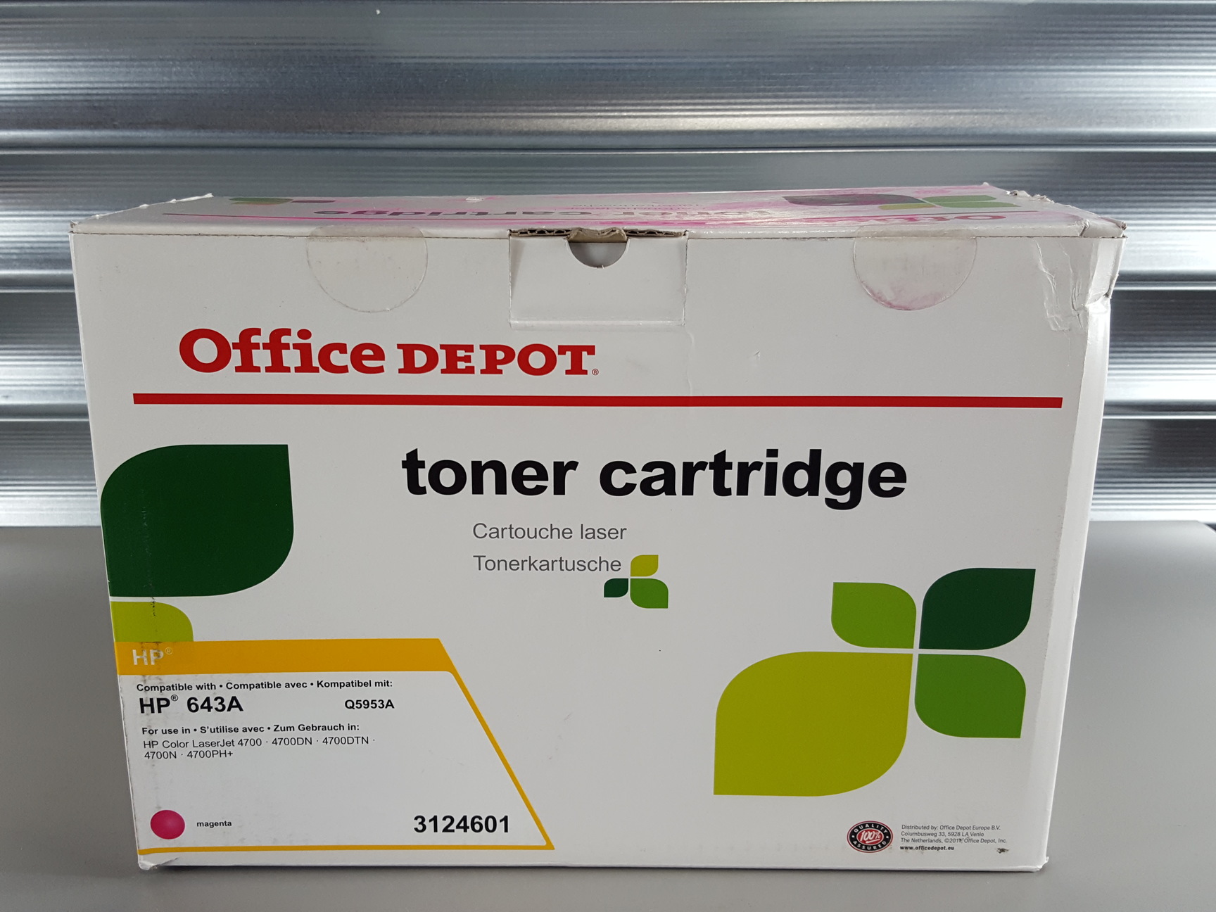 Image of Office Depot HP643A Magenta Printer Toner Cartridge 