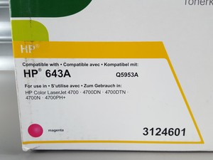 Thumbnail image of Office Depot HP643A Magenta Printer Toner Cartridge 