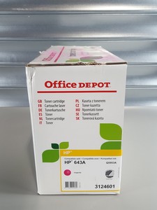 Thumbnail image of Office Depot HP643A Magenta Printer Toner Cartridge 