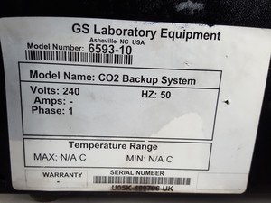 Thumbnail image of GS Laboratories 6593-10 CO2 Control Backup System Lab