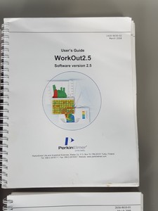 Thumbnail image of Perkin Elmer 2030 Workout Data Analysis 2.5 Software, PC Card, Filter, Manuals