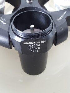 Thumbnail image of Sigma 2-5 3900rpm Benchtop Centrifuge + 11030 37/D Bucket Rotor Lab 