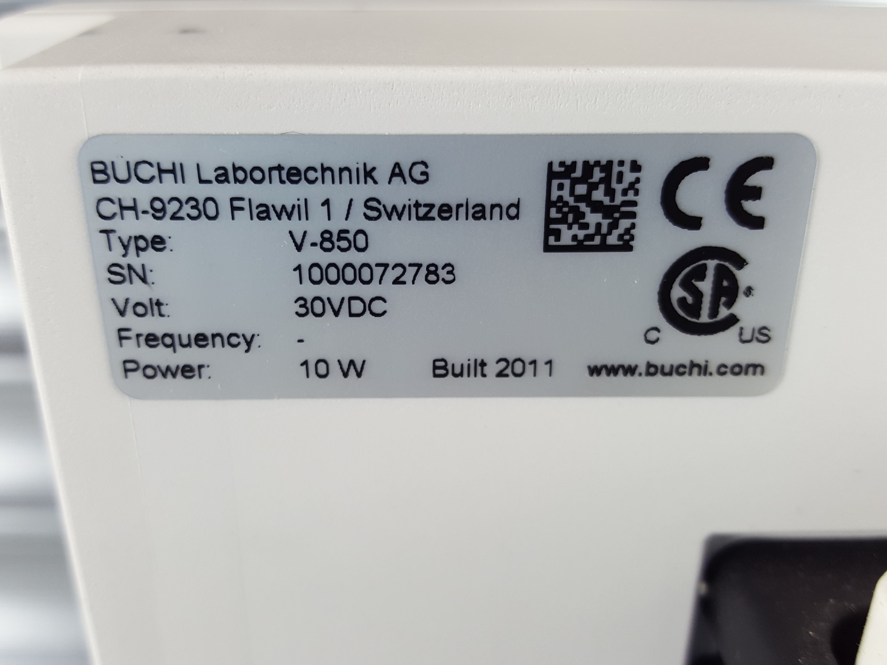 Image of Buchi CH-9230 V-700 Vacuum Pump + V-850 Vacuum Controller Lab