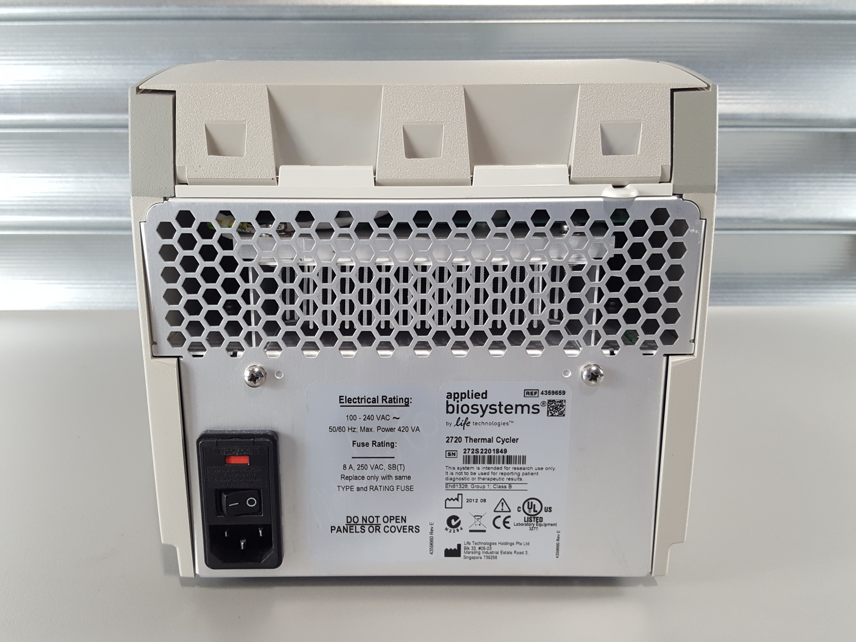 Image of Applied Biosystems 2720 Benchtop PCR Thermal Cycler Lab