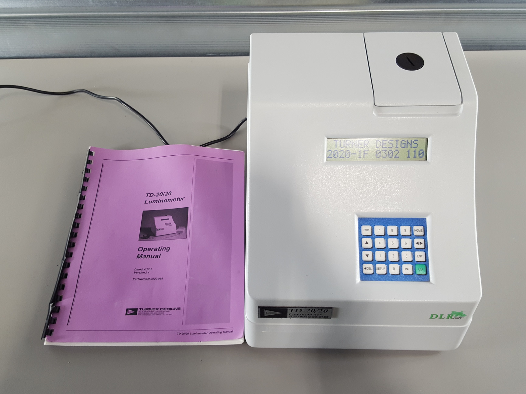 Image of Turner Designs Model TD-20/20 TD2020 Luminometer + Manual Lab