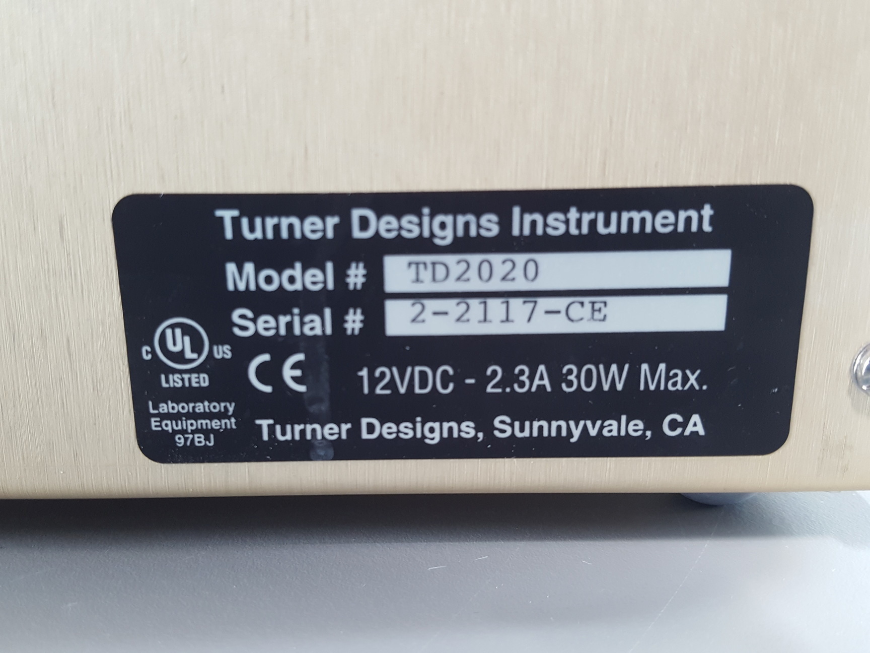 Image of Turner Designs Model TD-20/20 TD2020 Luminometer + Manual Lab