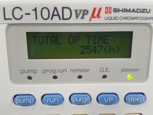 Thumbnail image of Shimadzu LC-10AD VP Liquid Chromatograph 228-45037-38 HPLC Lab