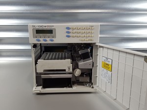 Thumbnail image of Shimadzu HPLC SPD-10 UV Detector, CTO-10AC, SCL-10A, LC-10AD, SIL-10AD, Lab