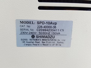 Thumbnail image of Shimadzu HPLC SPD-10 UV Detector, CTO-10AC, SCL-10A, LC-10AD, SIL-10AD, Lab