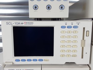 Thumbnail image of Shimadzu HPLC SPD-10 UV Detector, CTO-10AC, SCL-10A, LC-10AD, SIL-10AD, Lab