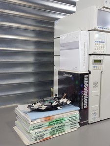 Thumbnail image of Shimadzu HPLC SPD-10 UV Detector, CTO-10AC, SCL-10A, LC-10AD, SIL-10AD, Lab