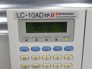 Thumbnail image of Shimadzu HPLC SPD-10 UV Detector, CTO-10AC, SCL-10A, LC-10AD, SIL-10AD, Lab