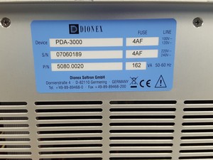 Thumbnail image of Dionex Ultimate 3000 HPLC System, PDA-3000 Detector, HPG-3200P Pump Lab