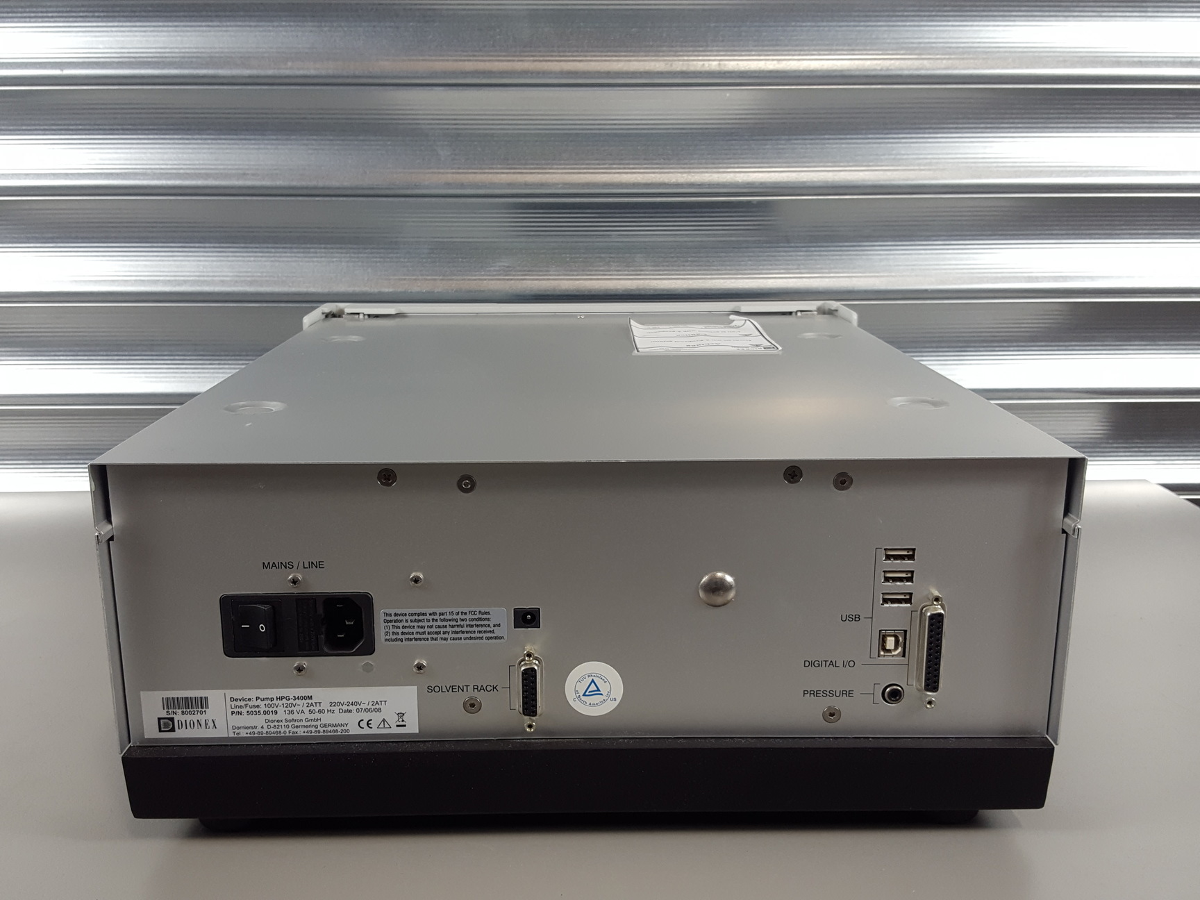 Image of Dionex Ultimate 3000 HPLC System, PDA-3000 Detector, HPG-3200P Pump Lab