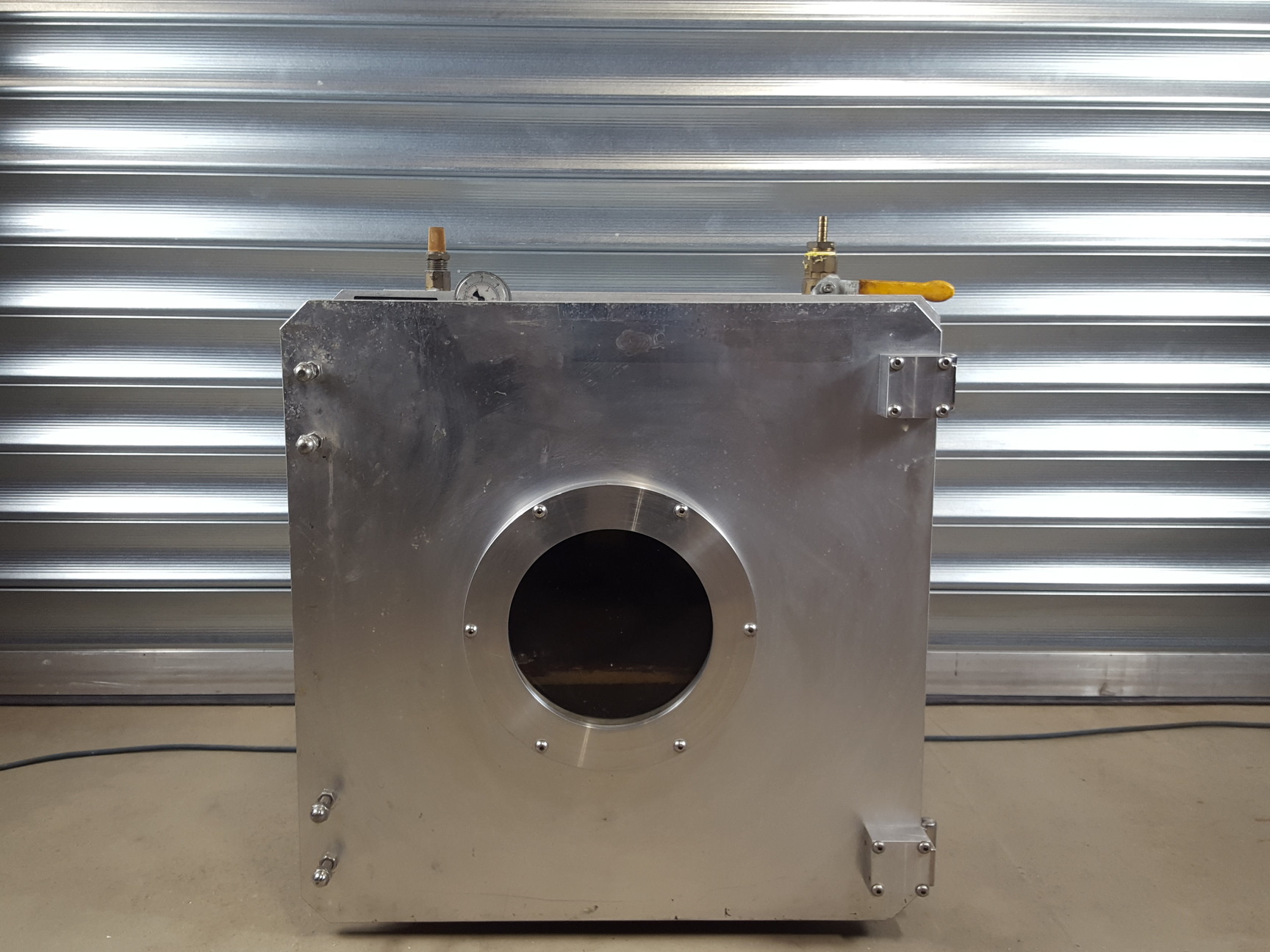 Image of Abbess Instruments 18" Cube Aluminium Vacuum Chamber Lab