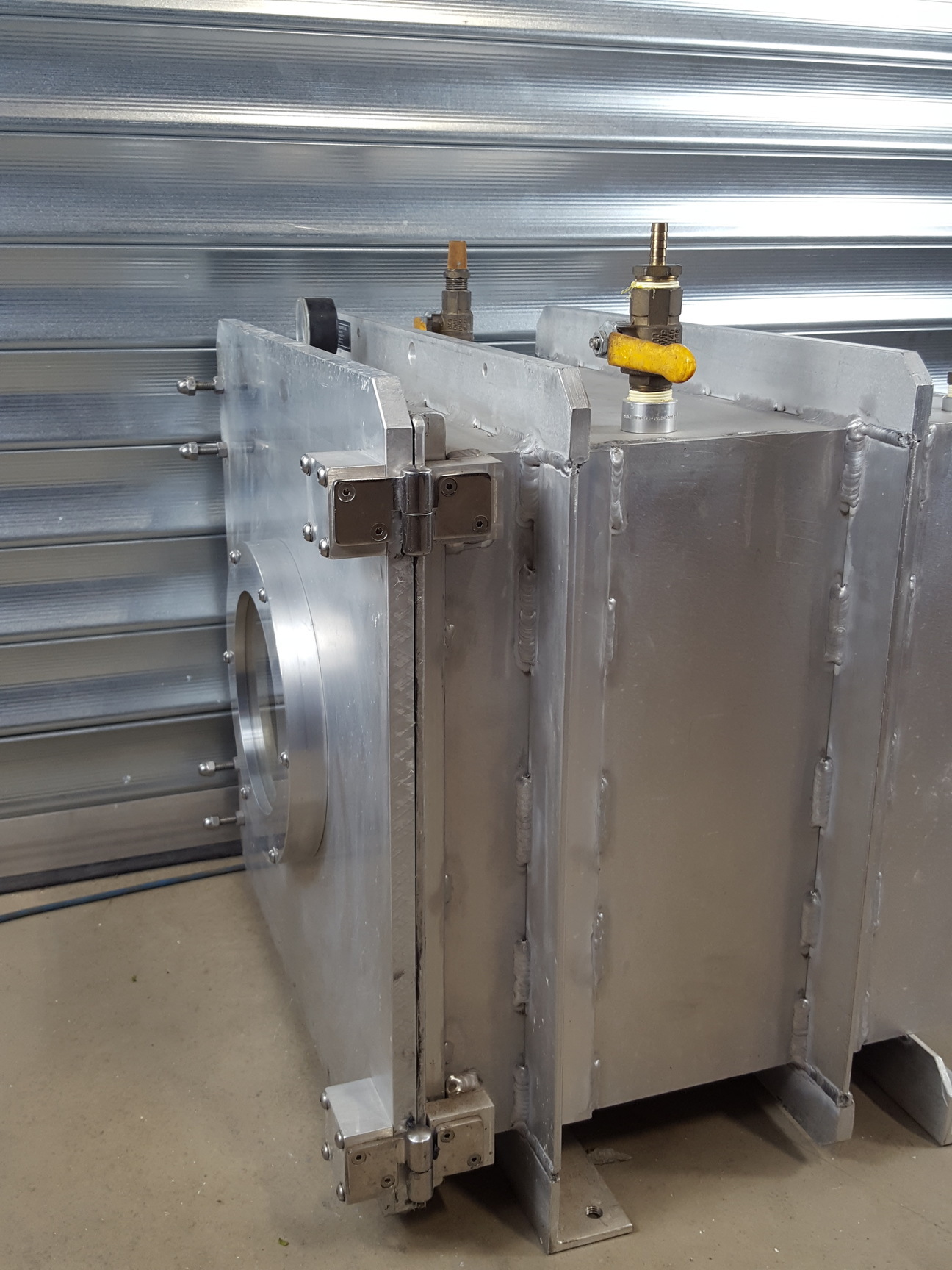 Image of Abbess Instruments 18" Cube Aluminium Vacuum Chamber Lab