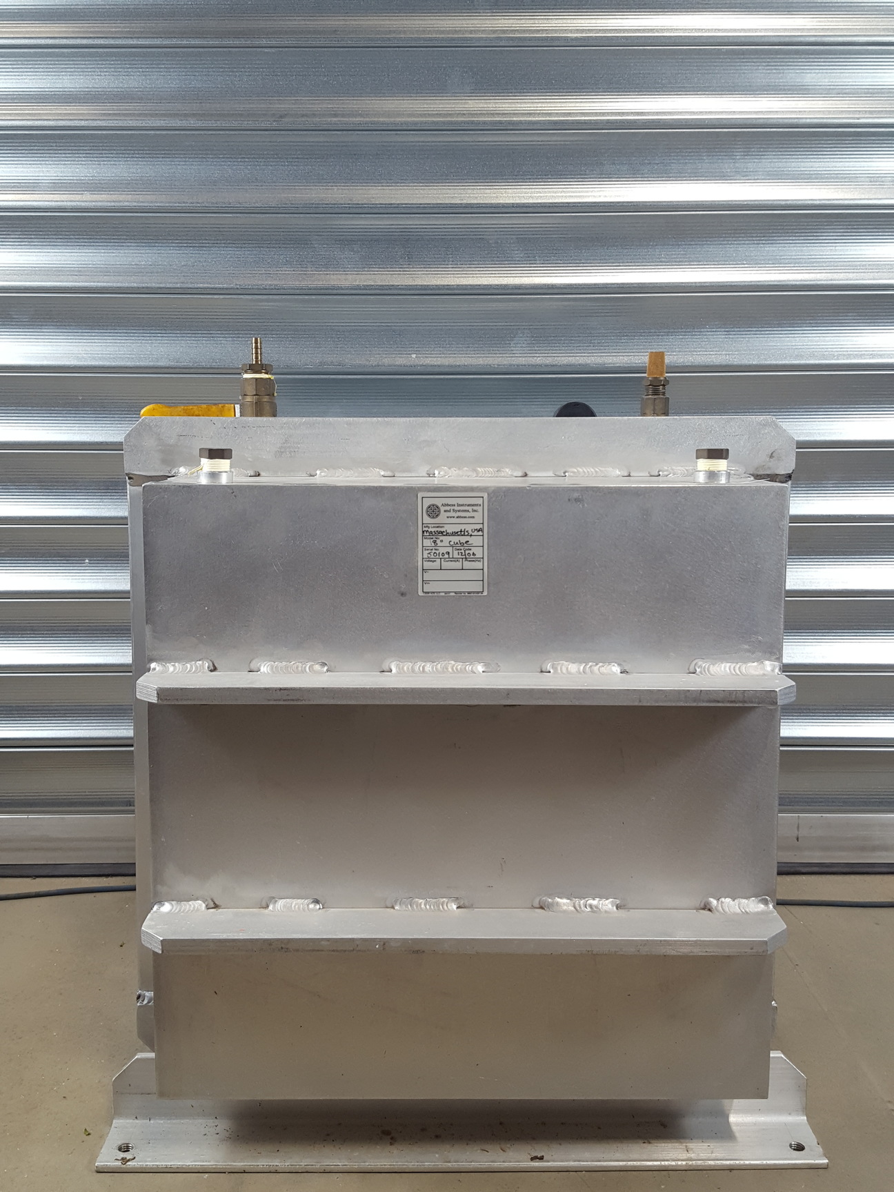 Image of Abbess Instruments 18" Cube Aluminium Vacuum Chamber Lab