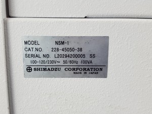 Thumbnail image of Shimadzu Accuspot NSM-1 Nano Scale Spotter 228-45050-38 For Maldi-Tof MS Lab