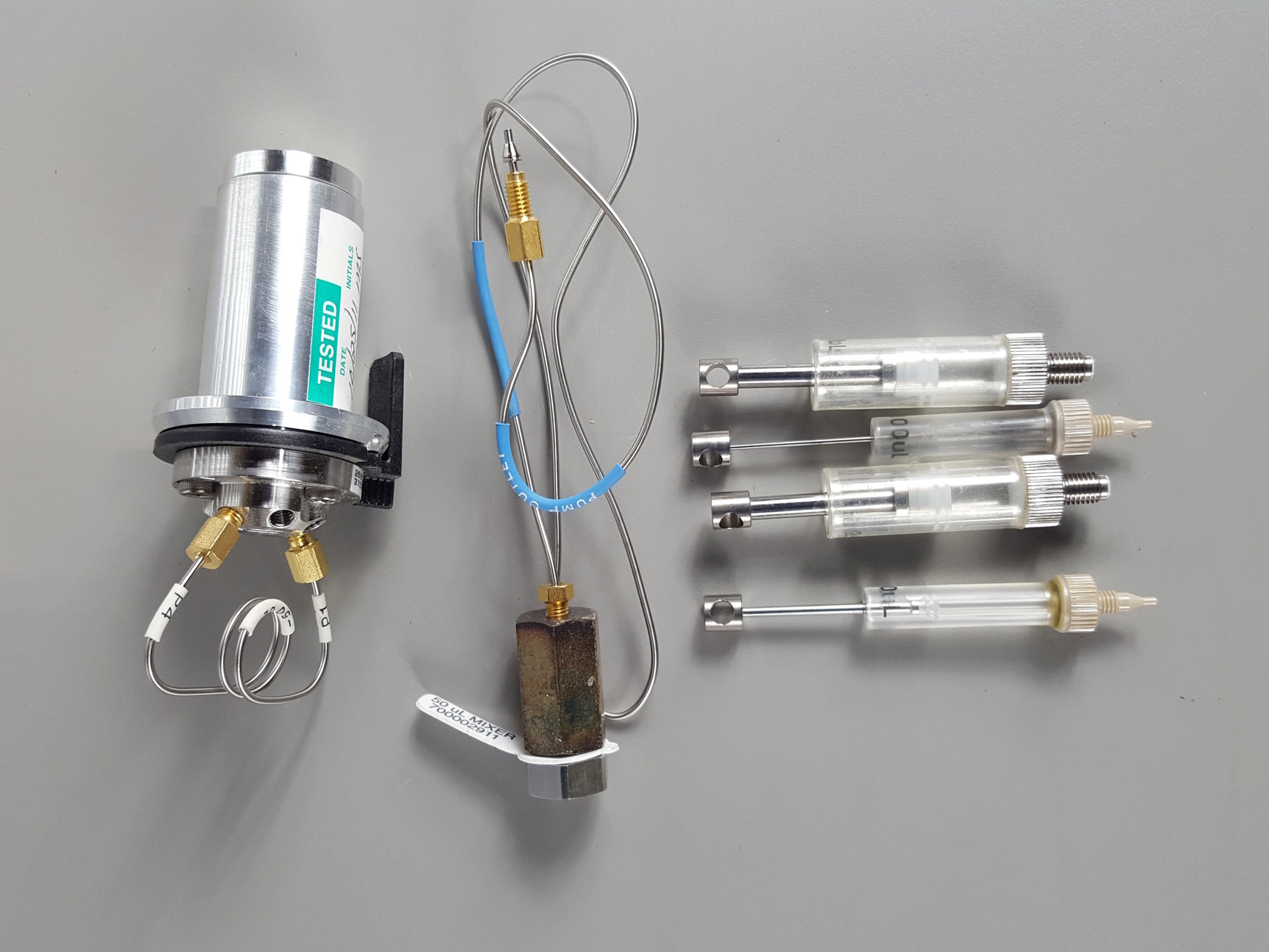 Waters Acquity Everflow injector Pod/Cartridge & 4 x Used Injectors