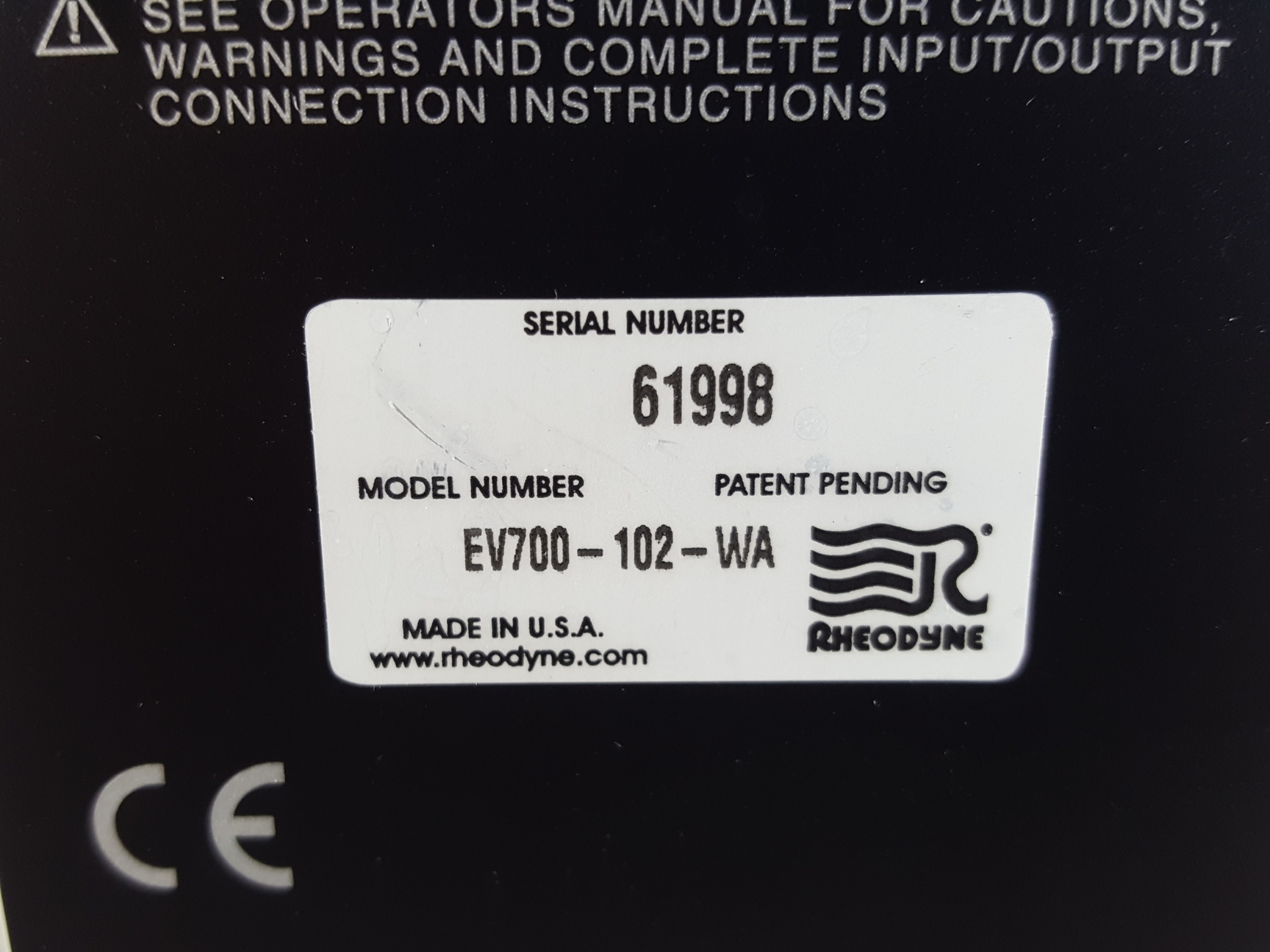 Image of Waters EV700 HPLC Switching Valve EV700-102-WA Lab