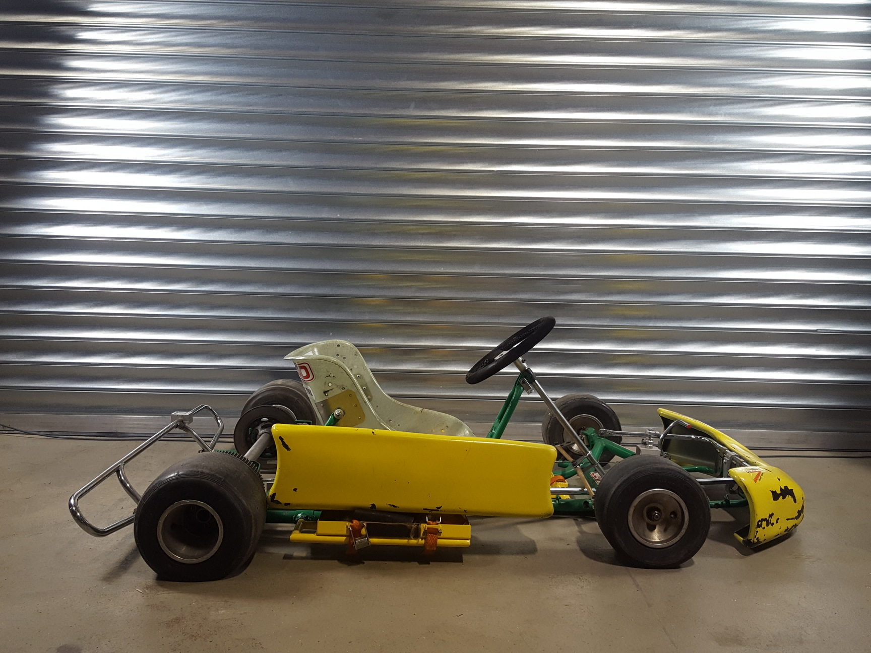 Image of Gillard Go-Kart Chassis Frame, Seat & Wheels Go Kart