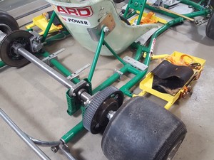 Thumbnail image of Gillard Go-Kart Chassis Frame, Seat & Wheels Go Kart