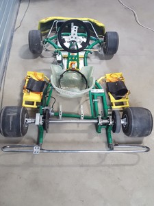 Thumbnail image of Gillard Go-Kart Chassis Frame, Seat & Wheels Go Kart