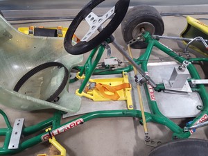 Thumbnail image of Gillard Go-Kart Chassis Frame, Seat & Wheels Go Kart