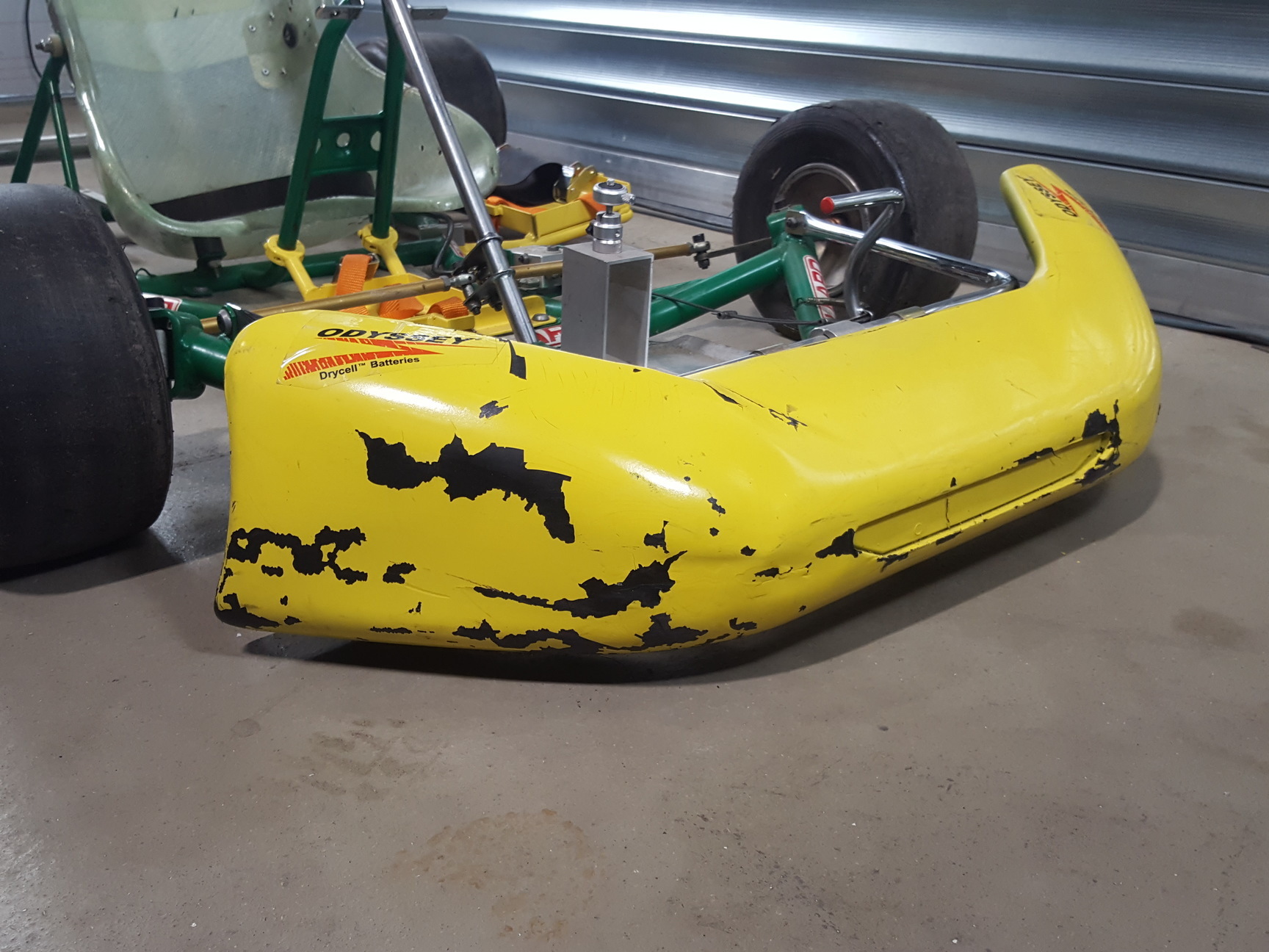 Image of Gillard Go-Kart Chassis Frame, Seat & Wheels Go Kart