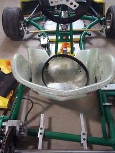 Thumbnail image of Gillard Go-Kart Chassis Frame, Seat & Wheels Go Kart