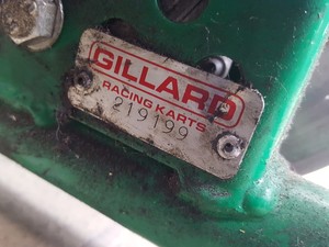 Thumbnail image of Gillard Go-Kart Chassis Frame, Seat & Wheels Go Kart