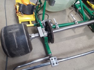 Thumbnail image of Gillard Go-Kart Chassis Frame, Seat & Wheels Go Kart