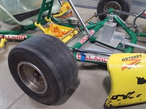 Thumbnail image of Gillard Go-Kart Chassis Frame, Seat & Wheels Go Kart