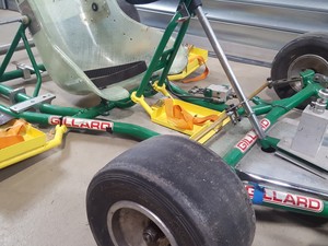 Thumbnail image of Gillard Go-Kart Chassis Frame, Seat & Wheels Go Kart