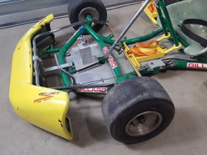 Thumbnail image of Gillard Go-Kart Chassis Frame, Seat & Wheels Go Kart