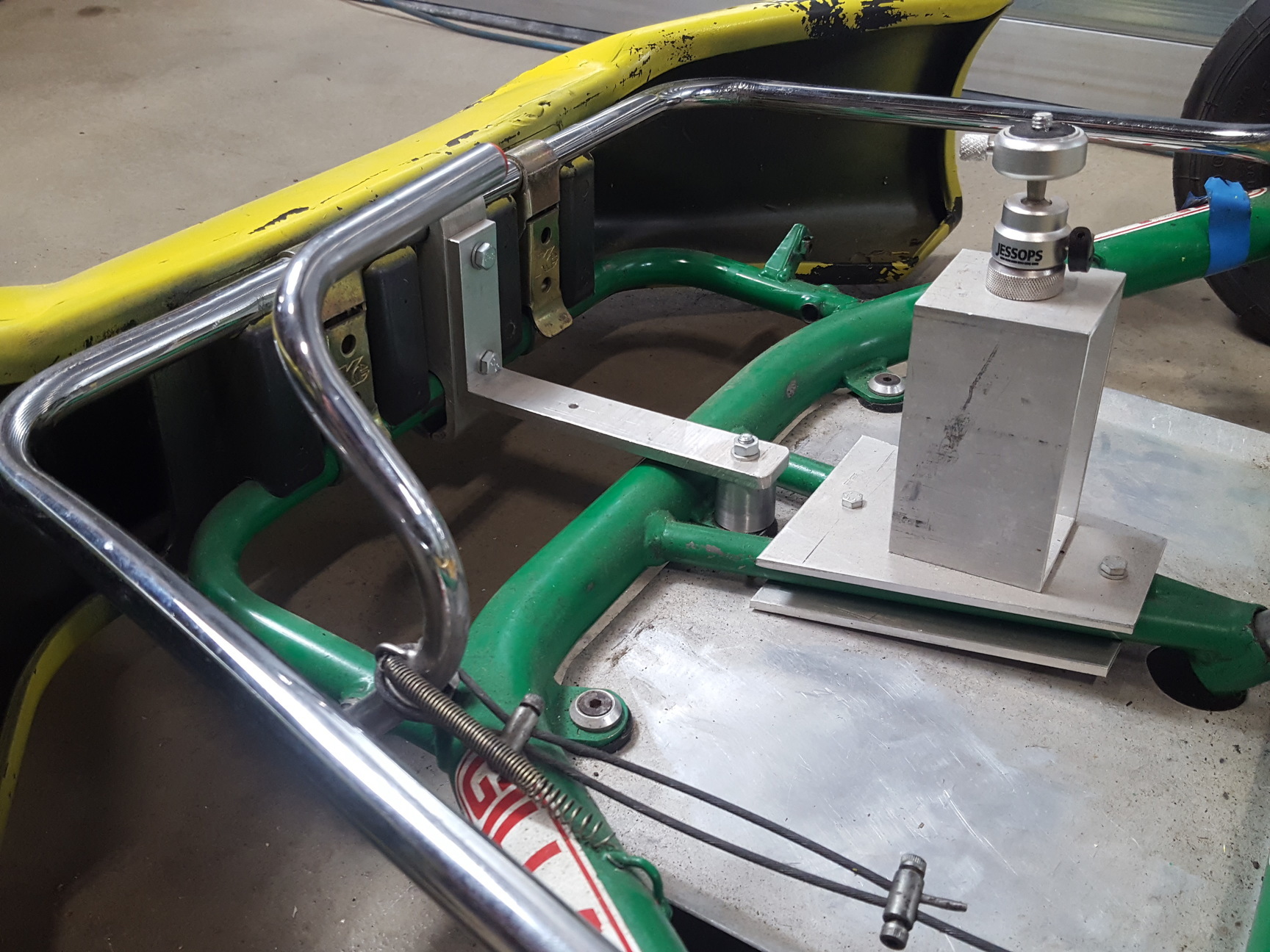 Image of Gillard Go-Kart Chassis Frame, Seat & Wheels Go Kart