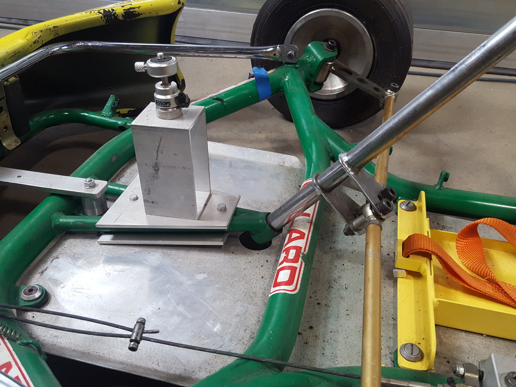Image of Gillard Go-Kart Chassis Frame, Seat & Wheels Go Kart